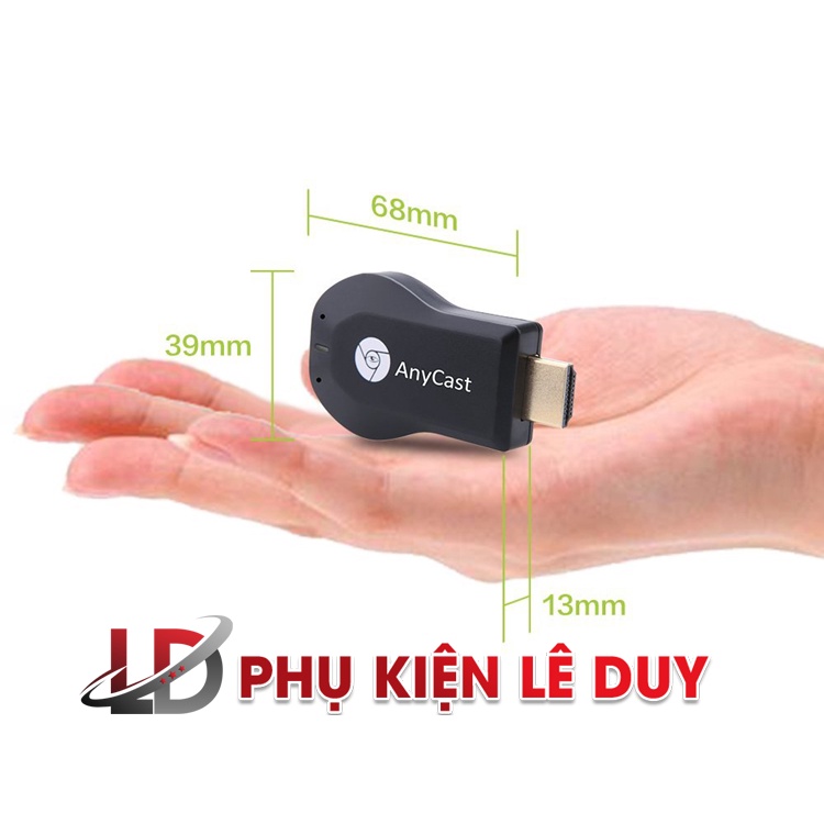 HDMI Không dây Anycast M9 Plus và M4 plus kết nối điện thoại sang Tivi - Phukienleduy