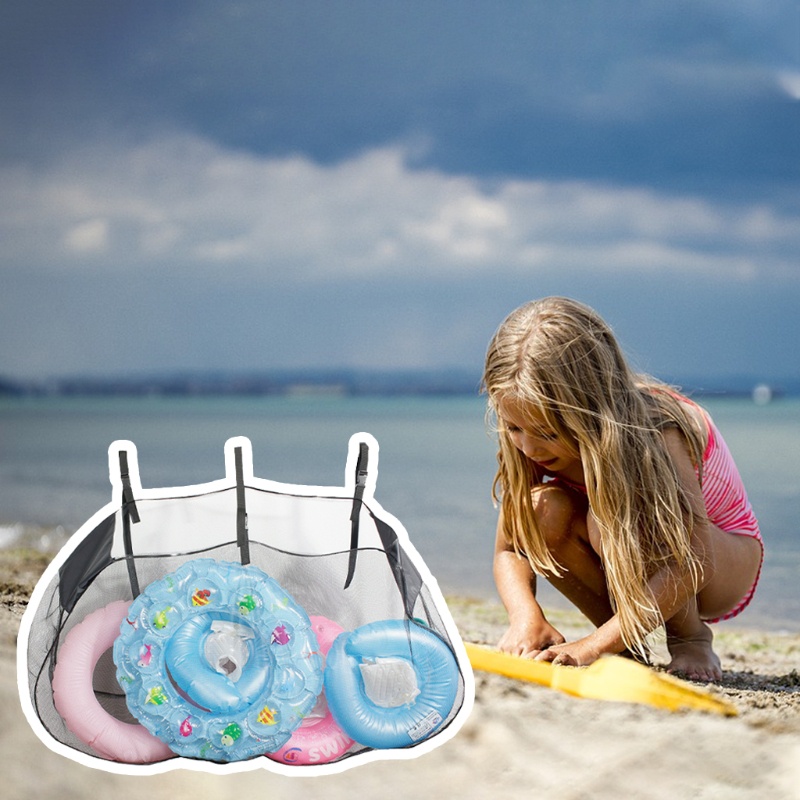 QQ Túi Lưới Cỡ Lớn Có Móc Treo Đựng Bóng Rổ / Bể bơi