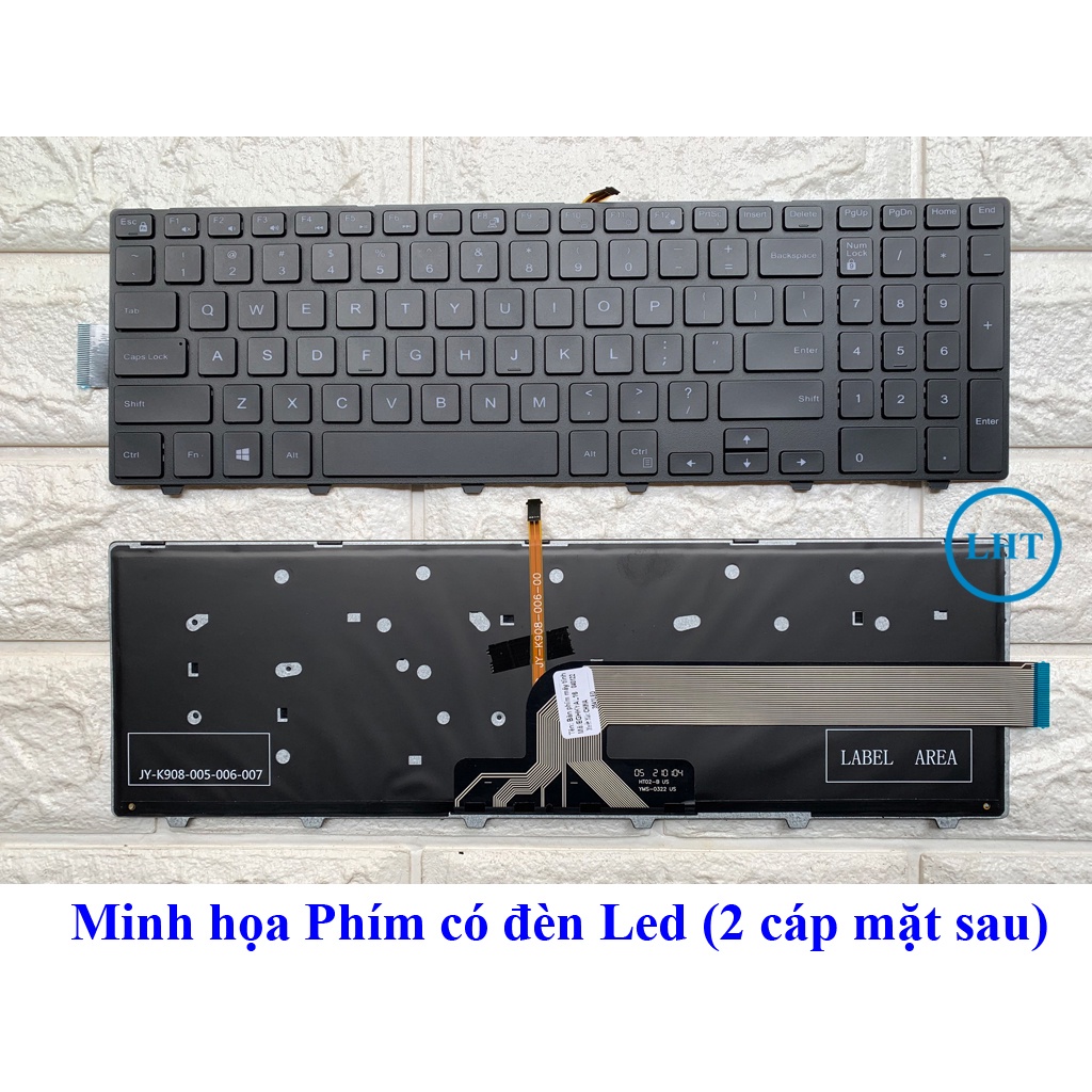 Bàn phím Laptop Dell 5547 5548 5543 5545 5559 3541 Dell Inspiron 15-5000 tích hợp ĐÈN LED / KHÔNG LED