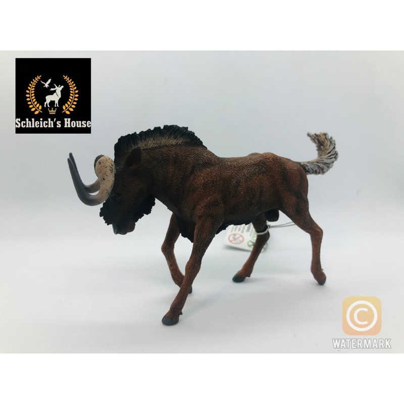 Mô hình động vật , đồ chơi con vật CollectA chính hãng Linh dương đầu bò đen ( Black Wildbeest ) 88542 - Schleich House