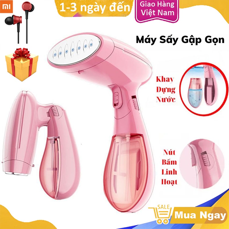 Bàn Là Hơi Nước Cầm Tay Mini Royalstar,Bàn Ủi Hơi Nước Gấp Gọn Công Suất 1500w Đa Năng Không Bị Bỏng