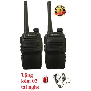 Bộ 2 Bộ đàm Motorola MT268 (Nhỏ bé chất lượng siêu khủng dùng được trong công trường, giá rẻ)