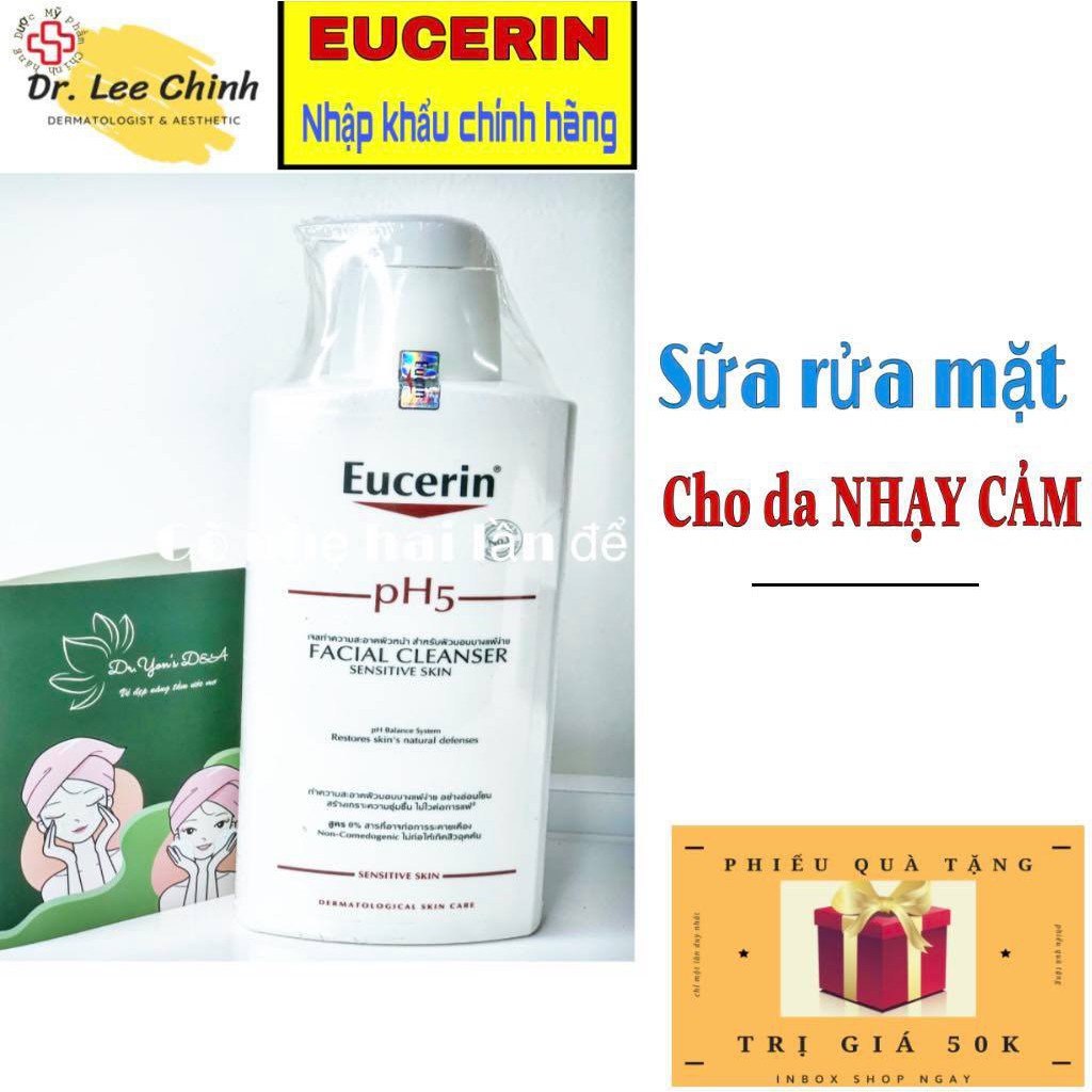 [Chính hãng]Sữa rửa mặt Eucirin Facical cleanser PH5 cho da nhạy cảm 400ml