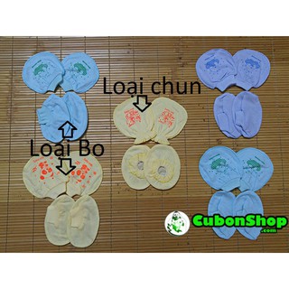 Bao tay kèm bao chân cho bé