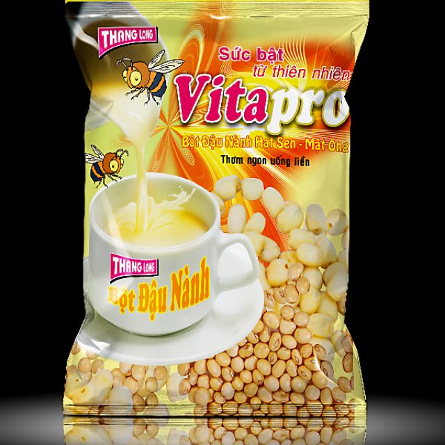 BỘT ĐẬU NÀNH SEN MẬT ONG 420GR ( CÓ ĐƯỜNG) - VITAPRO