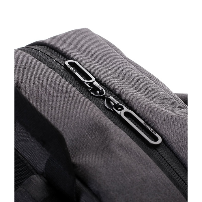 Balo Laptop Macbook AGVA Urban Denim 15.6 inch Kích thước 28 x 13 x 45 cm , màu đen - Mã LTB335, chính hãng
