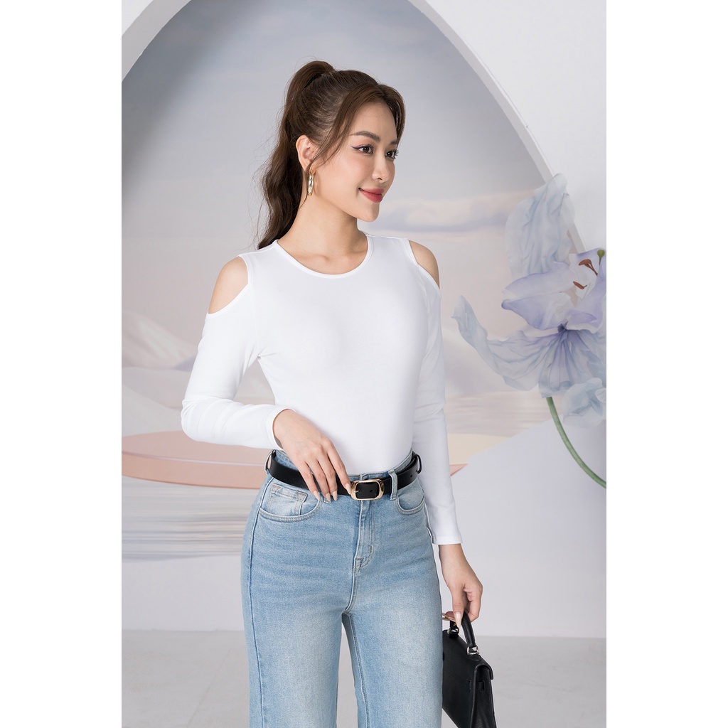 Áo thun dài tay khoét vai chất Borip LOZA - LT902165