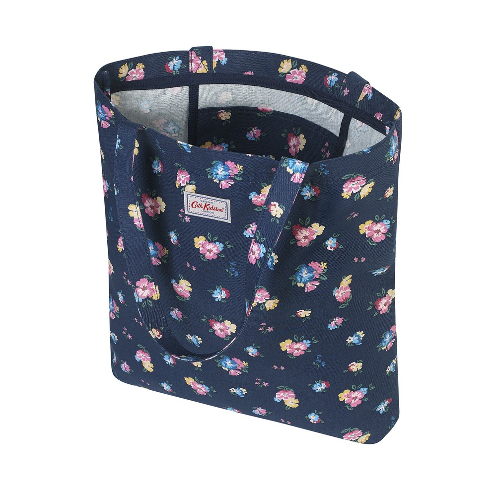 Cath Kidston - Túi đeo vai Perfect Shopper Park Meadow Bunch - 984522 - Navy