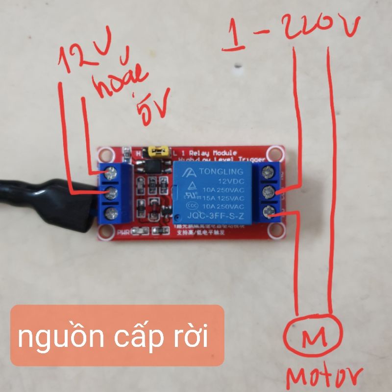 Cảm biến dòng chảy tự động tắt mở máy bơm khi khóa nước