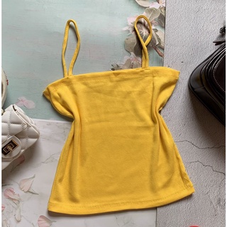 Áo croptop 2 dây nữ dáng ôm chất thun 4 chiều mềm mịn