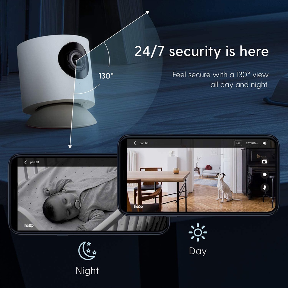 Xiaomi Youpin Camera Không Dây Thông Minh HD Hỗ Trợ Alexa &amp; Google Assistant Cho Điện Thoại Di Động