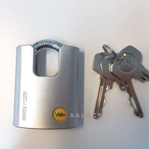 Ổ khóa chống cắt Yale Y122/50/123- ổ khóa bấm, khóa treo- loại khoá chống cắt cao cấp- NPP AALock
