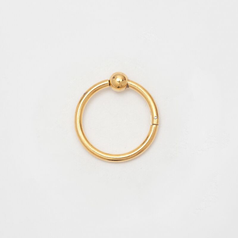 Khuyên tai vòng Beadring Gold