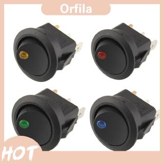 Nút công tắc nguồn đèn LED hình tròn 3 mẫu DIY