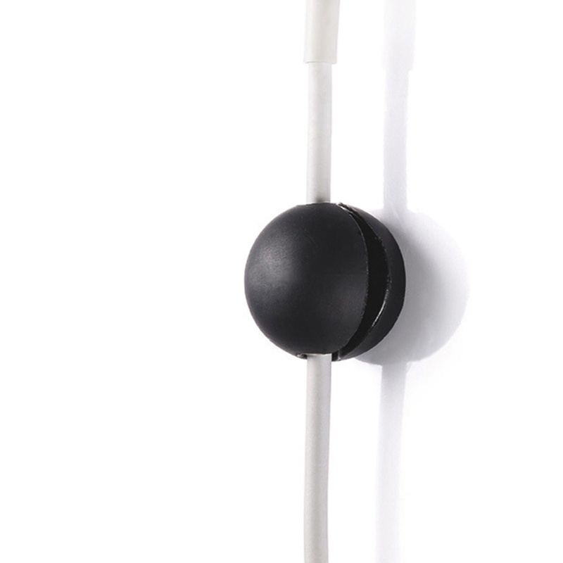 Kẹp Nam Châm Giữ Dây Cáp Sạc / Laptop Bằng Silicon Chống Mòn Tiện Dụng Cho Văn Phòng Giá Đỡ