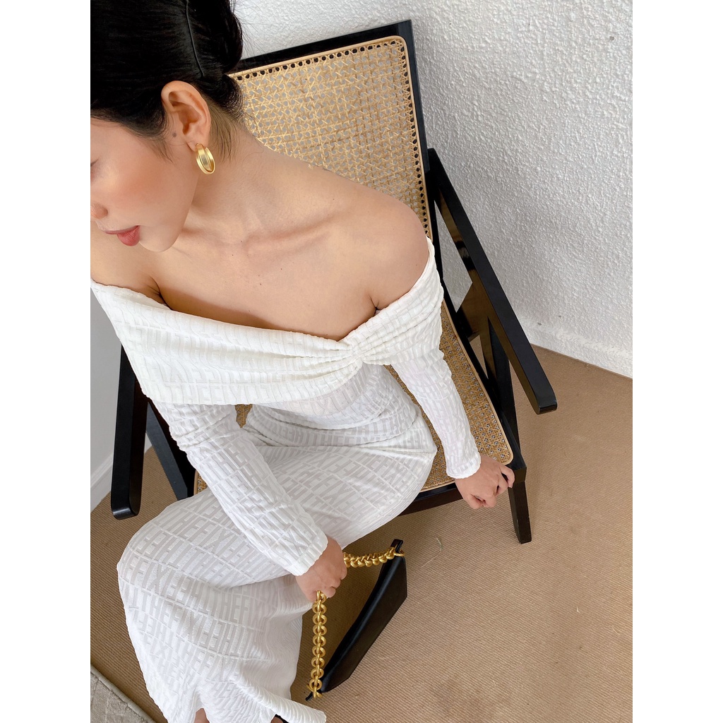 Đầm Body Dài Đuôi Cá Trễ Vai, Váy Dự Tiệc Thiết Kế Form Chuẩn Cao Cấp - MIRA Fashion