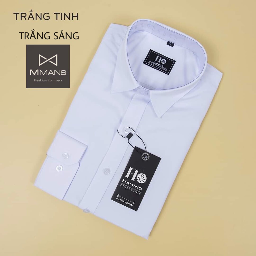  Áo Sơ Mi Nam Trắng dài tay Hàn Quốc cao cấp - Thời trang nam MMANS | WebRaoVat - webraovat.net.vn