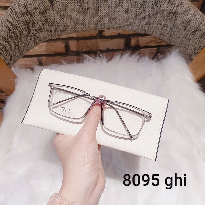 Kính mát nam nữ 809 chống UV400, thiết kế mắt vuông dễ đeo, màu sắc thời trang