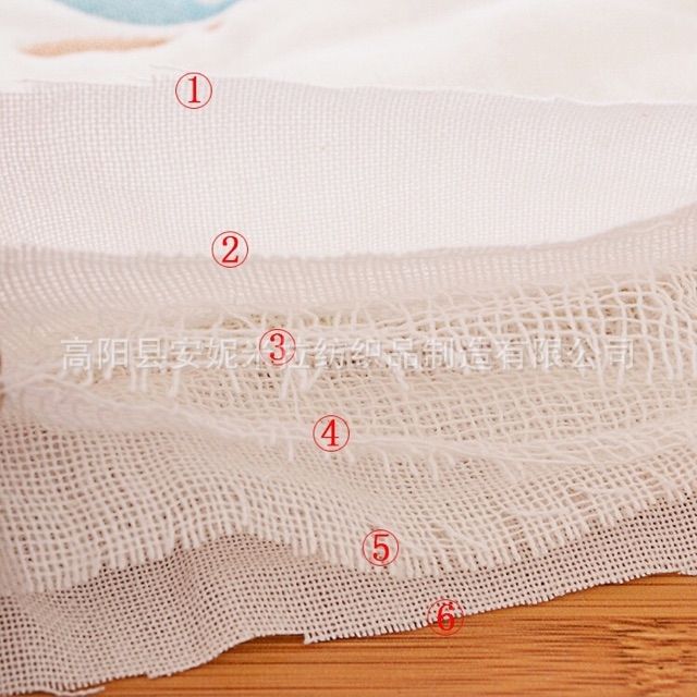 Khẩu Trang Sợi Tre 6 Lớp Buộc Dây Cho Bé 0-5 Tuổi