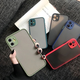 Ốp điện thoại nhám chống sốc cho IPhone 12 11 Pro 7 8 6 6s Plus X Xs Max Xr SE 2020 SE2