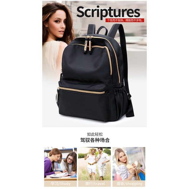 Ba Lô Du Lịch Vải Oxford Chống Thấm Nước Đa Năng Thời Trang Hàng Xuất Khẩu