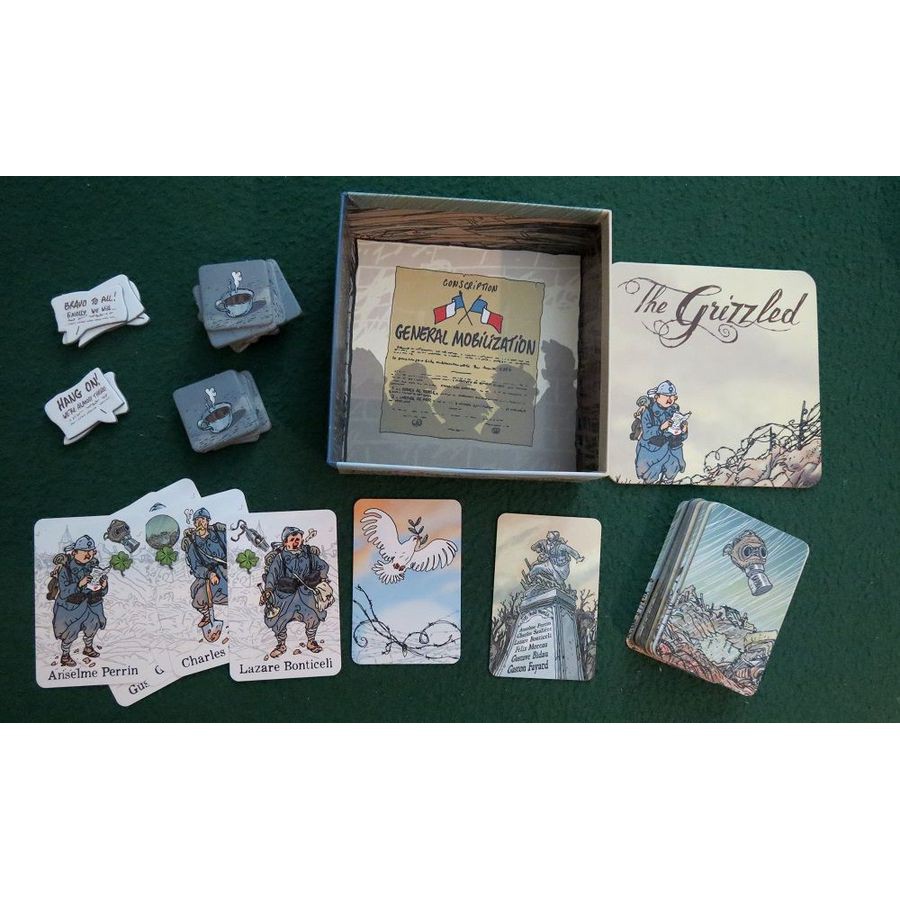 Trò Chơi Board Game Grizzled Phối Hợp Chiến Thuật Tiếng Anh Bản Quốc Tế