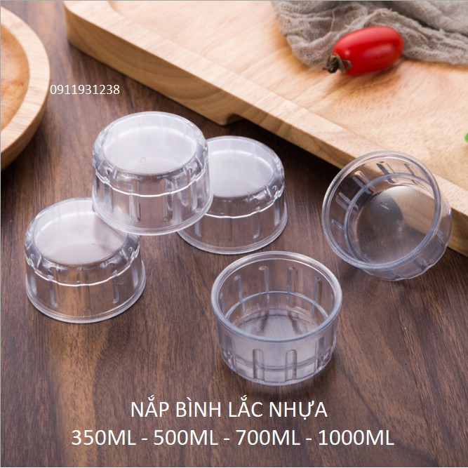 Nắp bình lắc shaker pha chế nhựa ( dành cho bình 350ml - 500ml - 700ml - 1000ml)