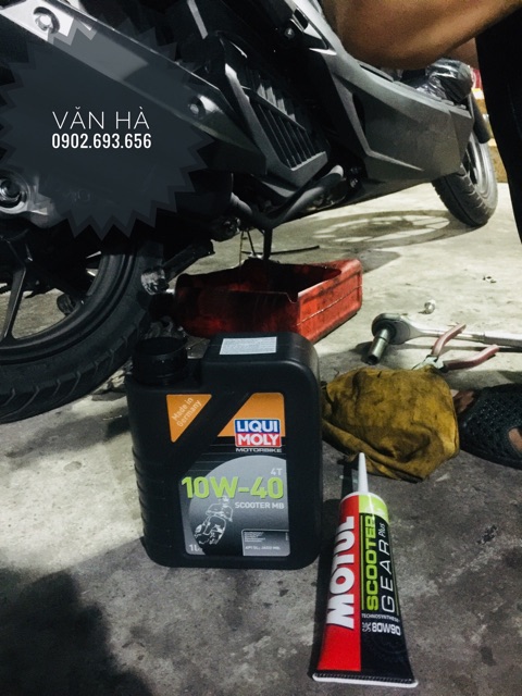 Nhớt Tay Ga Liqui + Nhớt Lap Motul (Tặng tem Liqui)