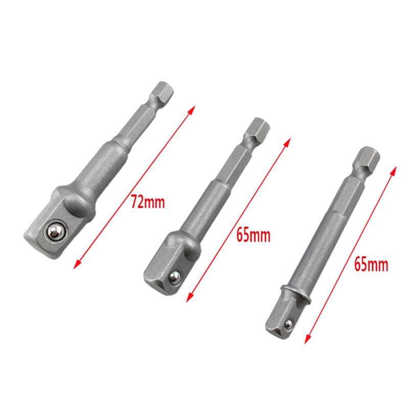 Đầu NốI MũI Khoan 1 / 4 Sang 1 / 2 1 / 4 3 / 8 inch - Bộ 3 CáI