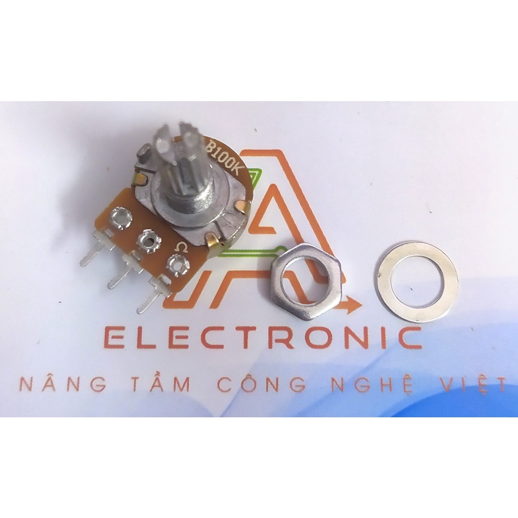 Triết áp WH148 100k đơn 20mm G5-D7