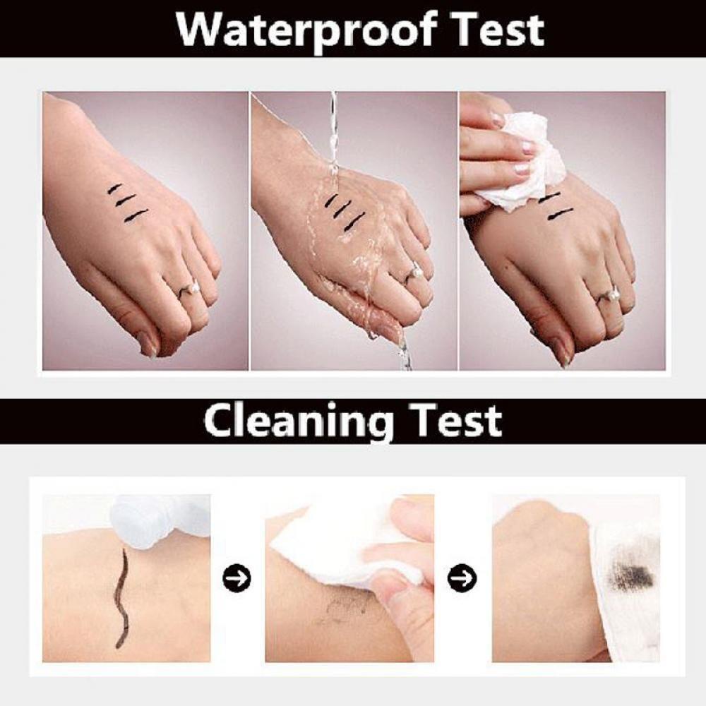 Bút Kẻ Mắt Dạng Lỏng Màu Đen Chống Nước Mau Khô Mịn Màng