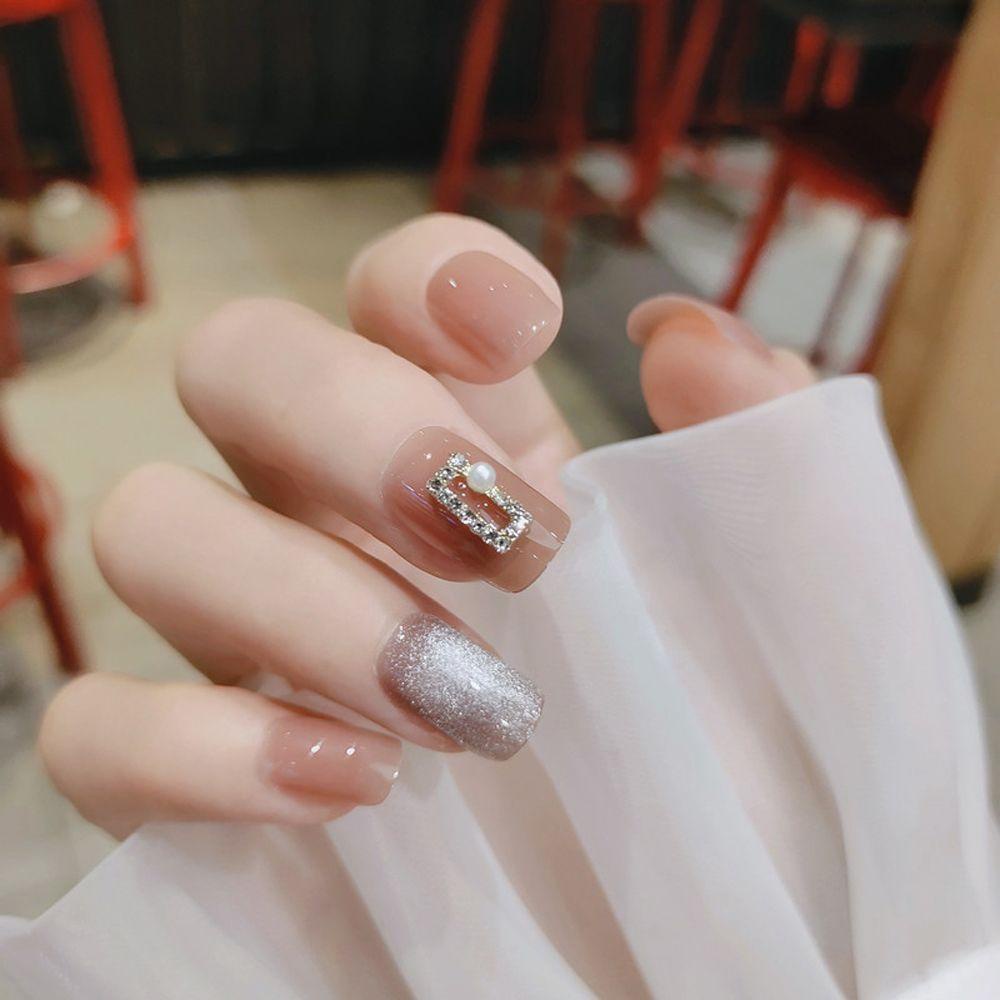 Bộ Móng Tay Giả Thắt Nơ Thời Trang Nhật Bản|Phụ Kiện Trang Trí Móng Tay Nghệ Thuật