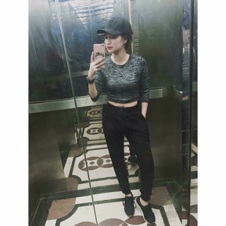 Quần jogger thun bo gân