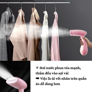 Bàn ủi hơi nước - Bàn là hơi nước cầm tay gấp gọn cao cấp Sokany bàn ủi mini du lịch đa năng tiện lợi - GoodMart