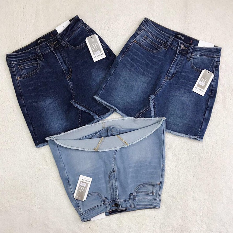 [FREESHIP - ẢNH THẬT] VÁY QUẦN jean TUA line TRƠN JUST.USA
