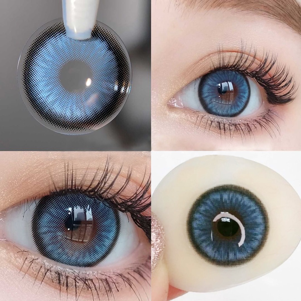 EYESHARE Bộ 2 kính áp tròng màu sắc trẻ trung xinh xắn dùng để trang điểm