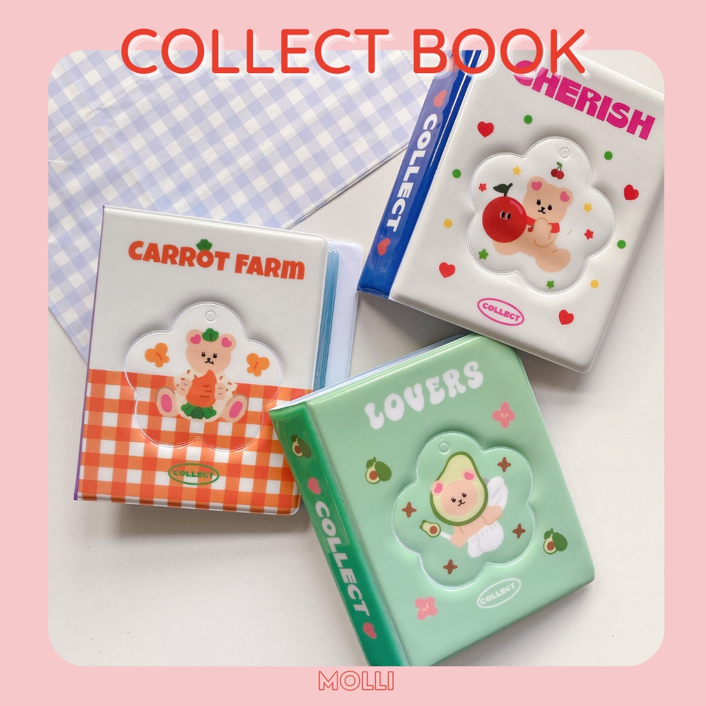 Collect Book/ Album đựng thẻ/ ảnh có nhận in theo yêu cầu gồm 40 ô đựng ảnh
