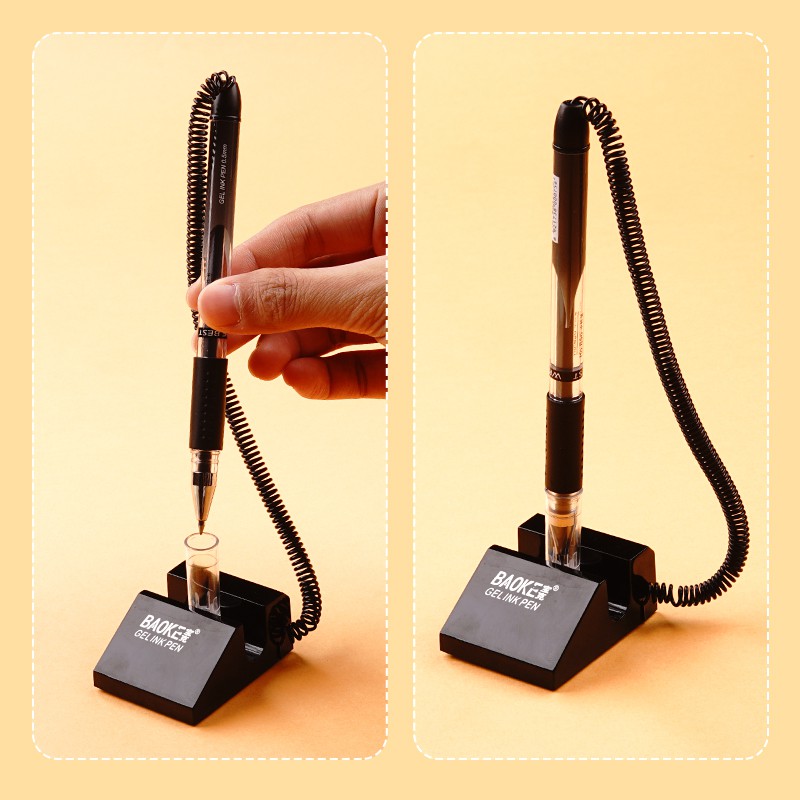 Bút để bàn màu đen tiện dụng cho văn phòng / ngân hàng