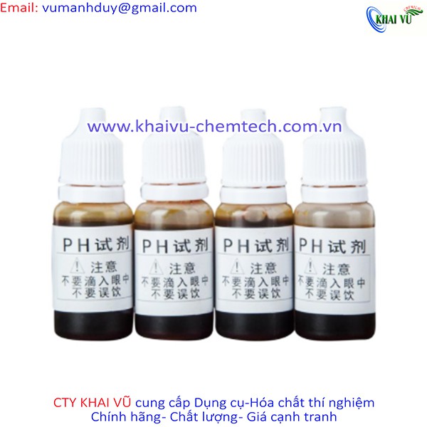 Dung Dịch Đo Độ pH 10ml (4 lọ)