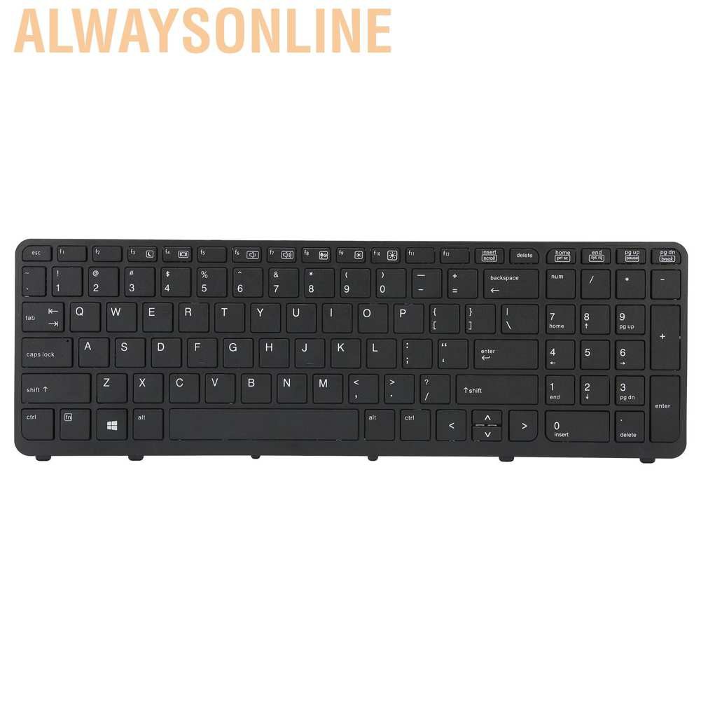 Bàn Phím Alwaysonline Siêu Mỏng Cho Laptop Hp Zbook 15 G1 G2 17 15-p000 15-p008au 15-p030nr Us