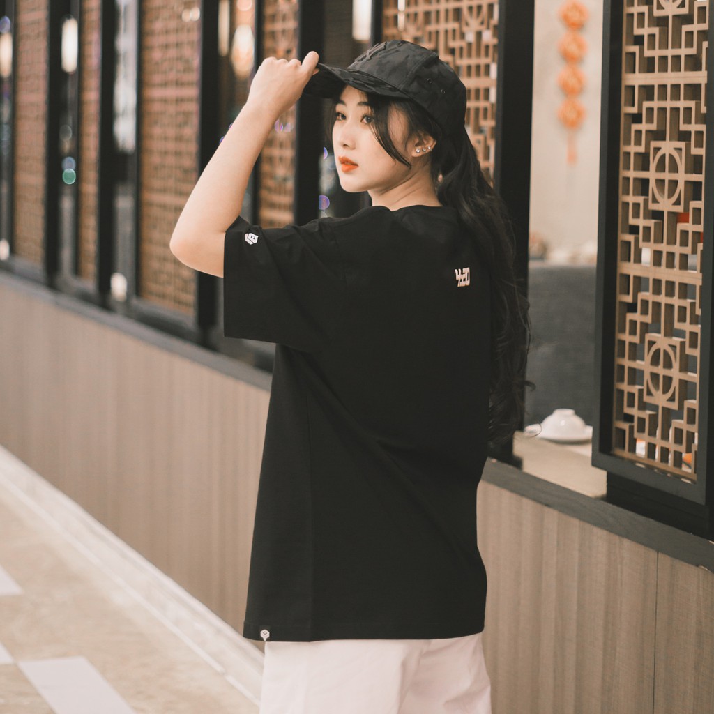 Áo thun local brand chính hãng tay lỡ form rộng nam nữ màu đen ONTOP - 420 Matop | BigBuy360 - bigbuy360.vn