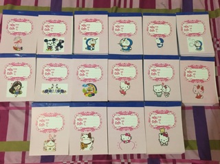 {Giá Sỉ} 🌈ComBo 6 cuốn Hoá Đơn A6 Kute