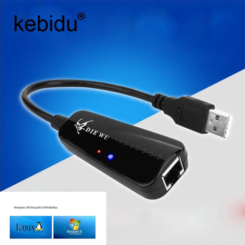 Thẻ mạng gigabit USB 2.0 chuyển đổi sang RJ45 cho Windows 7 / 8 / 10 / XP | WebRaoVat - webraovat.net.vn