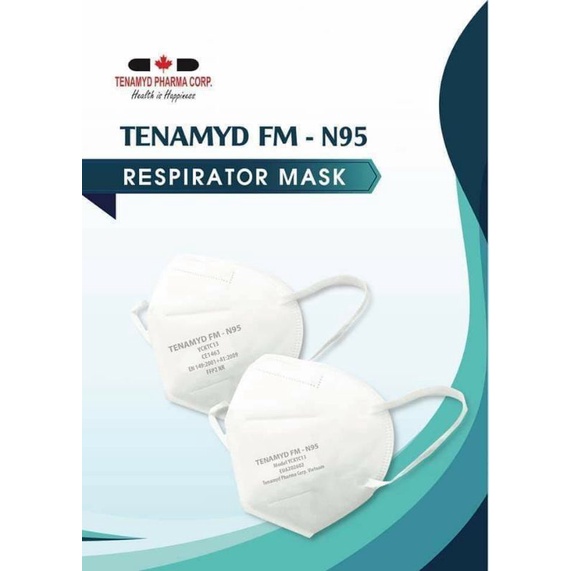 [Cao cấp] Khẩu Trang N95 Tenamyd Chính Hãng Kháng khuẩn chuẩn FDA | BigBuy360 - bigbuy360.vn