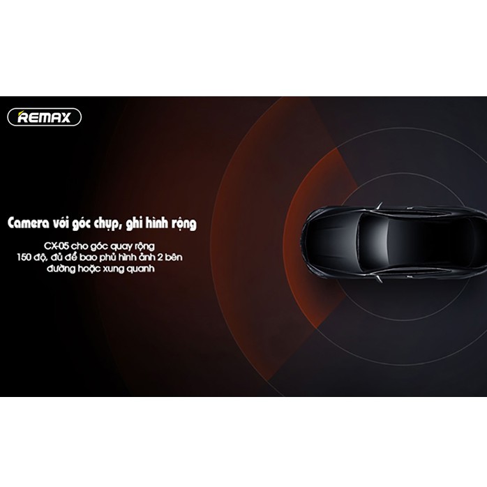 Camera Hành Trình cho Ô tô Remax Blade CX-05 màu Đen | BigBuy360 - bigbuy360.vn