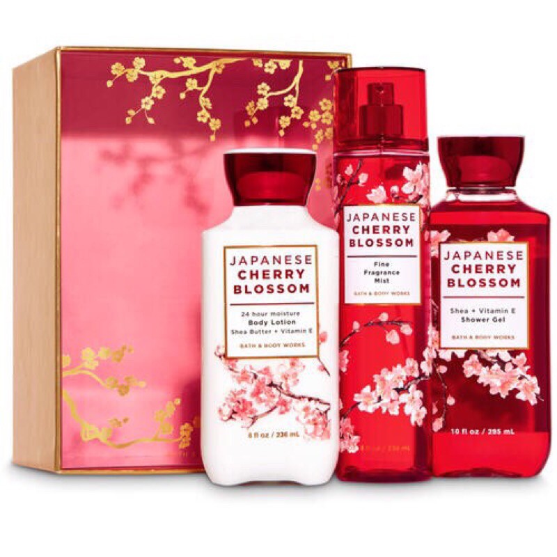 [Auth-Bill Mỹ] Sữa Tắm Lotion Dưỡng Xịt Thơm Toàn Thân Bath & Body Works - Japanese Cherry Blossom