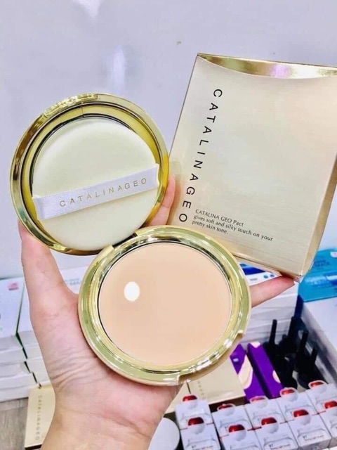 (HÀNG AUTH) Phấn phủ Geo Lamy Vàng siêu mịn (date 2025 bên trong kèm túi nhung nhỏ xinh) | BigBuy360 - bigbuy360.vn