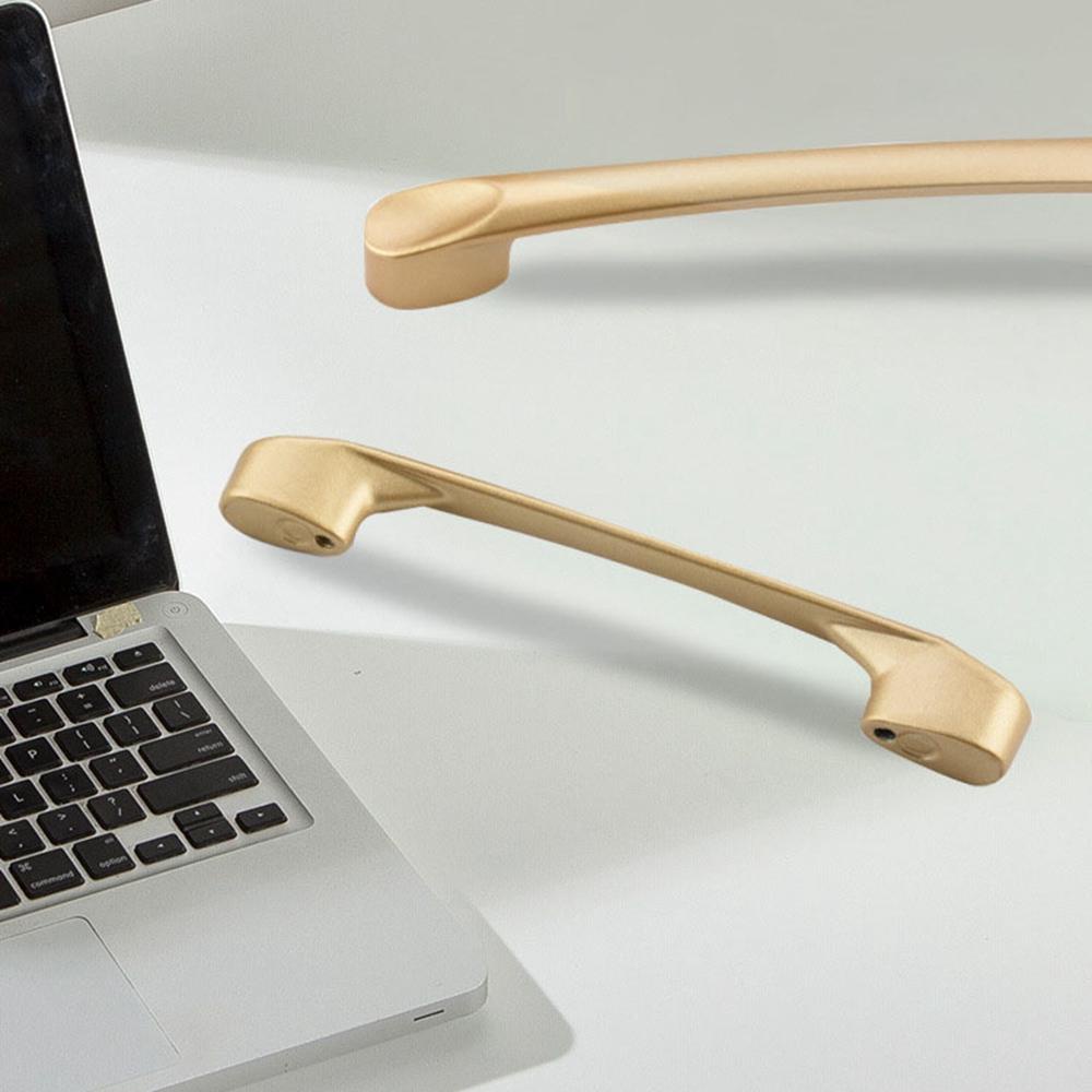 European Style Matte Gold Cabinet Solid Aluminum Alloy Kitchen Cupboard Pulls Drawer Knobs Furniture Handle Hardware