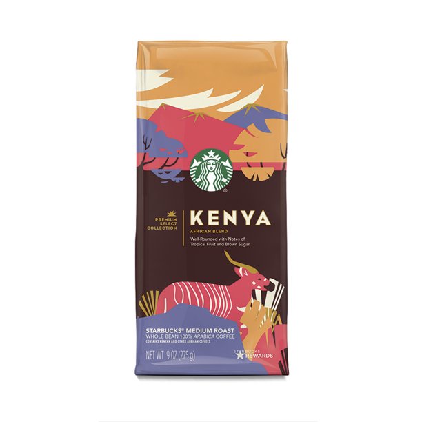 Cà phê nguyên hạt thượng hạng Starbucks Kenya African Blend 255gr