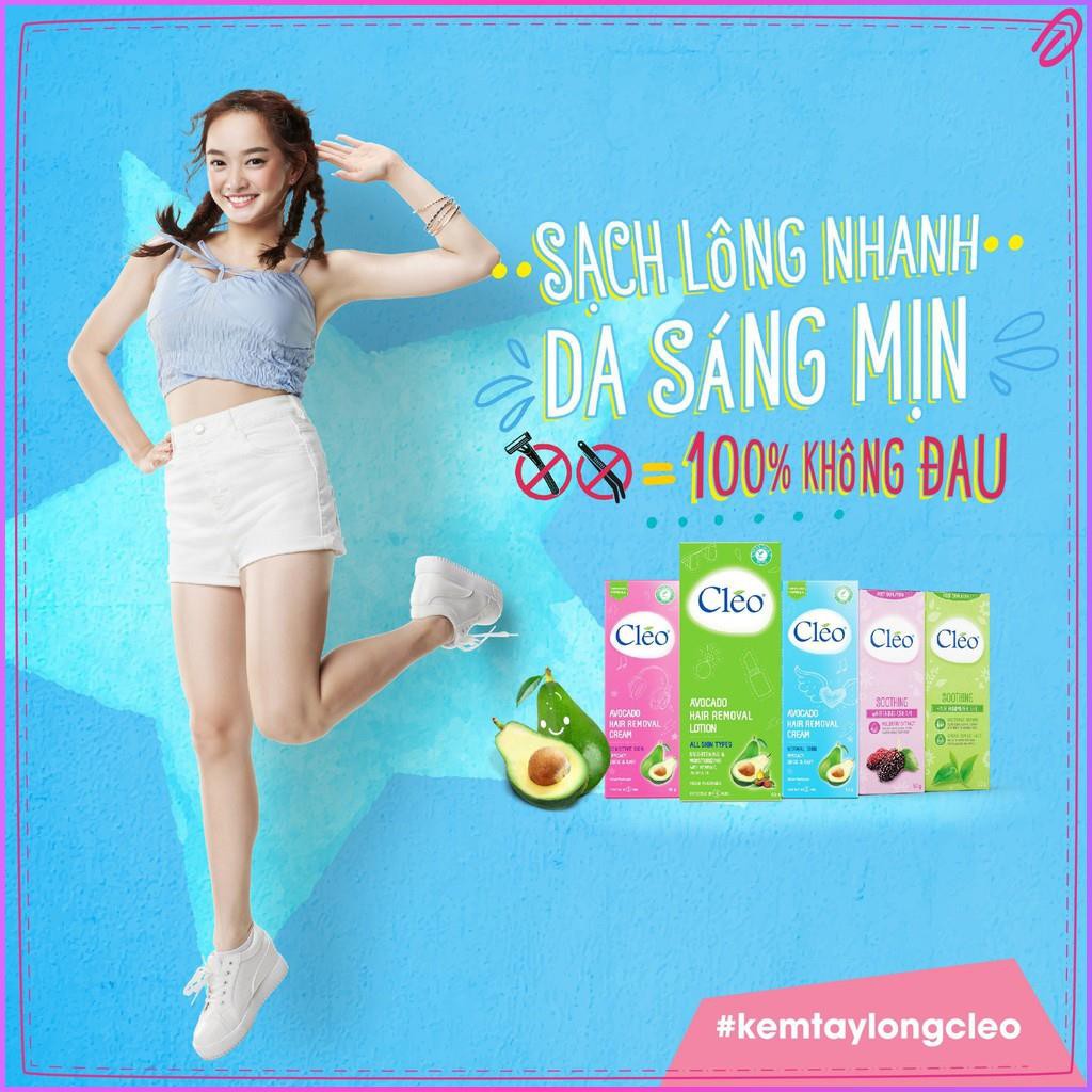 Kem tẩy lông Cleo Avocado 50g dành cho da thường và da nhạy cảm